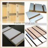Melamine or PVC Slotted MDF Board for Furniture thumbnail-3