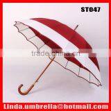 Excellent Quality Modern Design Wholesale Wooden Shaft Umbrellas Suppliers thumbnail-1