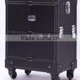 Professional Salon Rolling Cosmetic Train Case Artist Lockable Box thumbnail-2
