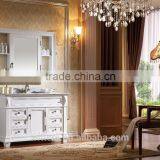2016 New Design Bathroom Vanity Americal Village Solid Wood White Bathroom Vanity Cabinets WTS817 thumbnail-1