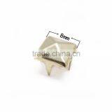 Gold Metal Pyramid Studs For Garment Gloves thumbnail-2