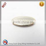 Custom Decorative Light Gold Metal Handbag Logo Plate