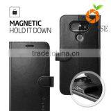 For LG G5 Luxury Genuine Leather Wallet Stand Flip Cell Phone Case Back Cover thumbnail-1