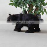 Realistic Stuffed Animals Real Fur Polar Bear thumbnail-3