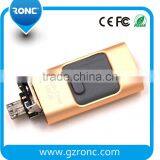 USB 3.0 OTG Flash Drive 3 in 1 Flash Drive for Iphone & Mac thumbnail-1
