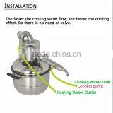 High Quality Household Stainless Steel 15L Home Alcohol Distiller For Sale With Thermometer Spirits(Alcohol) Distillation Boiler thumbnail-3