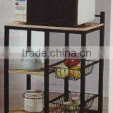 Cookware/Bakeware Kitchen Island Cart Display Rack