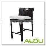 Audu Contemporary Bistro Set /Black Armless Rattan Bistro Set thumbnail-3
