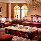 Southeast Asian Furniture,Living Room Wooden Sofa Set,Carved Wood Marble Top Coffee Table,Leisure Chaise Lounge thumbnail-1