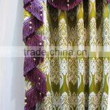 French Palace Style Polyester New Fancy High Quality Embroidery Window Curtains Embroidered Organza Fabric thumbnail-3