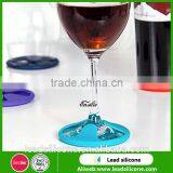 Silicone Wine Coasters Non Spill Lid Mug Cup Drink Placemats Mat thumbnail-1