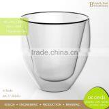 LOW MOQ New Innovations Personalized Borosilicate Coca Glass Cola