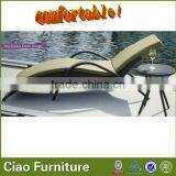 Luxurious Single Dedicated Outdoor Swimming Pool or Beach Lying Bed + Coffee Table thumbnail-1