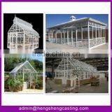 Garden Greenhouse / Glass Greenhouse / Commercial Used Greenhouse for Sale thumbnail-1