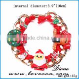 2016 new fashion Christmas tree +Santa Claus Christmas bracelets for young girls