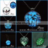Latest designs in stock fashion glow in dark luminous necklace glowing necklaces