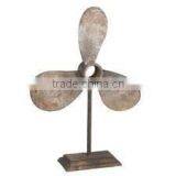 Metal Fan Design Antique Sculpture thumbnail-1