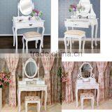 Shandong Bedroom Furniture Wood Makeup Sets thumbnail-3