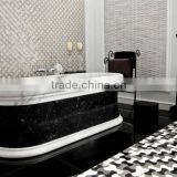 Indoor Bathroom Decoration Stone Carving Baignoire en Marbre thumbnail-1