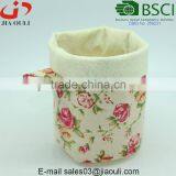 New Design Flowers Printing Linen and Felt Planter Pot Cover Bags thumbnail-5