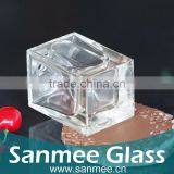 Supplies Square Glass Jar 100ml Transparent Glass Bottle For Perfume thumbnail-3