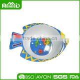 Supermarket Hot Funny Desig Baby Fish Shape Melamine Bowl for Snack thumbnail-1