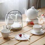 Porcelain Coffee Cup and Saucer Coffee Cup Set With Saucer 7 oz thumbnail-1
