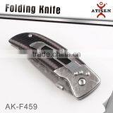 Camping Pocket Knife G10 Handle 3Cr13 Etching Titanium Coating Blade Hunting Folding Knife Tools thumbnail-3