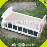 Wholesale Beautiful Toddler Wooden Doll Bed Toy Pink Best Selling Wooden Doll Bed Toy W06E010 thumbnail-3