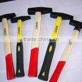 High Quality German Type Machinist Hammer 300g With Wooden Handle thumbnail-2
