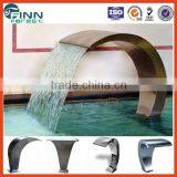 Stainless Steel Water Curtain Spray Shower Prefab Waterfall thumbnail-1