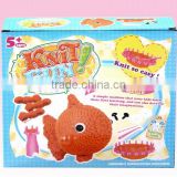 funny fish creative design wool handmake knitted animal toy with ASTM