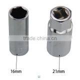 Berrylion 16mm CRV 1/2"DR Spark Plug Socket With Polished Design thumbnail-1