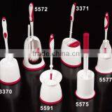 High Quality New Style Plastic Toilet Cleaning Brush With Holder Set thumbnail-2