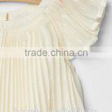 Fancy One Year Old Baby Party Eyelet Flutter Dresses For Baby Girl HSD5050 thumbnail-3