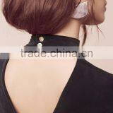 Summer Woman Dress Latest Design Choker Neck T-shirt Dress thumbnail-3