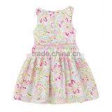 Princess Party Dresses For Girls Wedding Dresses Floral Print Kids Prom Dresses Summer 2017 thumbnail-4