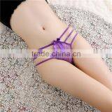 Stock Women Sey G-String Thongs Fashion Intimates Briefs Women Lace Underwear Breathable Lingerie Girls Panties Bandage With Dia thumbnail-3
