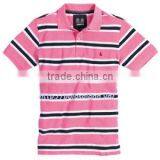 Mans Striped Polo Shirts, Short Sleeve, 65poly /35 Cotton thumbnail-1