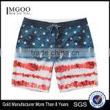 Tie Dye Surf Sand City Board Short Recycled Stretch Fabric Back Pocket Swim Trunk Mens Beach Pants Customize OEM Brand thumbnail-1