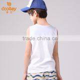 Summer Wholesale Boys Sleeveless t Shirt 100% Cotton Kids Sleeveless t Shirt Chidren Vest thumbnail-4