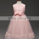 New Girls Party Dresses Summer Sleeveless Lace Muslim Wedding Dress thumbnail-3