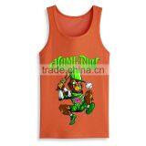 Wholesale Cheap Printed Design Screen Printing Custom Stringer Bodybuilding Tank Top thumbnail-3