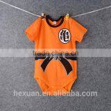 Cute Baby Boy Romper Short Sleeve Cotton Jumpsuit Baby Cartoon thumbnail-3