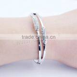 Rhinestone Zinc Alloy Kara Hair Tie Tiny Bangle thumbnail-1