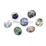 18mm Glass Fit Snap Button Bracelets Round Silver Tone At Random Cat Pattern thumbnail-1