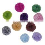 Cashmere Pom Pom Balls DIY Craft Decoration At Random Round 35mm Dia. thumbnail-1