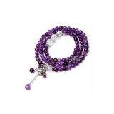 Bracelet,natural Amethyst, Chinoiserie