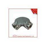 White Inspection Bend Conduit Junction Box 2 Way Aluminum Pipe Fittings
