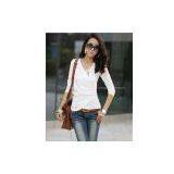 White Tops Wholesale,korean Korea, HongKong Hk, Japanese Japan Fashion, Trendy Collection Garment ,clothing Apparel Wholesale , Chinese China Asian Asia Fashion Wholesale thumbnail-1